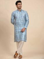Light Blue Color Kurta Payjama