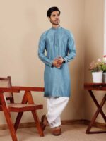 Blue Color Kurta Payjama