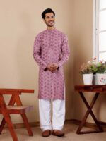 Pinkish Purple Color Kurta Payjama