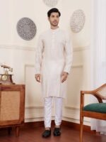 Off White Color Kurta Payjama
