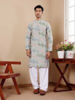 Pistel Green Color Kurta Payjama