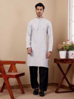 Light Blue Color Kurta Payjama