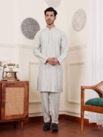 Light Green Color Kurta Payjama