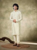 Off White Color Kurta Payjama