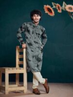Grey Color Kurta Payjama