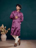 Purple Color Kurta Payjama