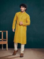 Yellow Color Kurta Payjama
