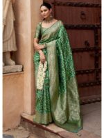 Green Color Banarasi Silk Saree