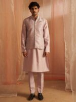 Purple Color Koti Kurta Payjama
