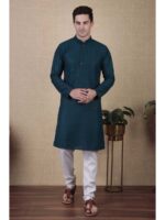 Teal Color Kurta Payjama