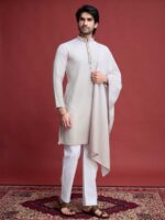 Beige Color Kurta with Dupatta