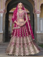 Pink Color Butterfly Net Lehenga Choli