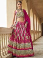 Pink Color Smooth Silk Lehenga Choli