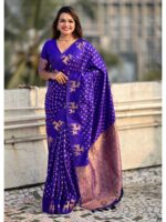 Voilet Color Soft Silk Saree