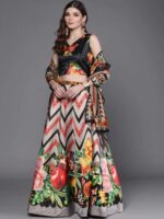 Off White Color Satin Silk Lehenga Choli