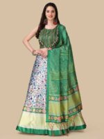 Multy Color Satin Silk Lehenga Choli