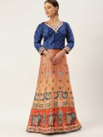 Multy Color Satin Silk Lehenga Choli
