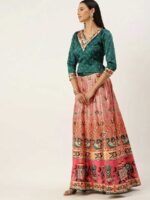 Multy Color Satin Silk Lehenga Choli