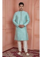 Sea Green Color Kurta Payjama