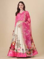Pink Color Satin Silk Lehenga Choli
