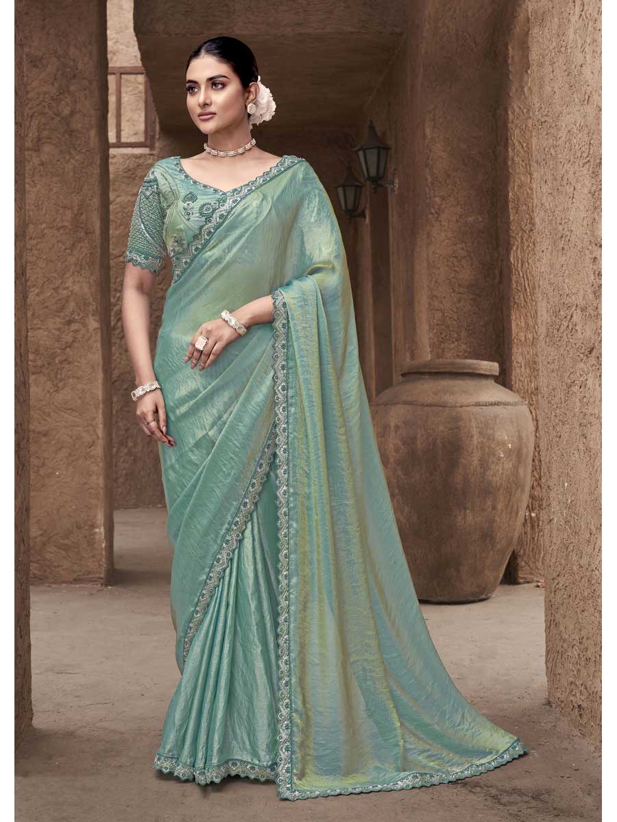 Buy Best Tissue Silk Saree Online at Affordable Rates