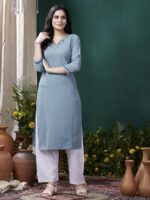 Blue Color Kurti Set