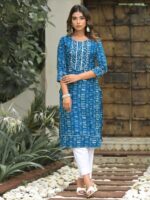 Blue Color Kurti Set