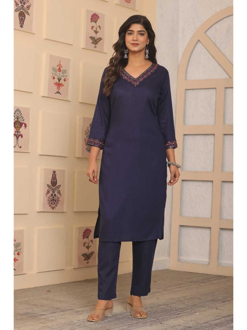 Blue Color Kurti Set