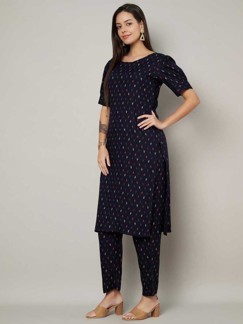 Blue Color Kurti Set - Image 3