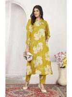 Mustard Color Kurti Set
