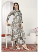 Grey Color Kurti Set