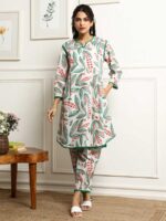 Green & White Color Cord Set
