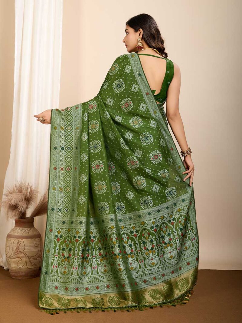 Mahendi Color Mahendi Saree - Image 2