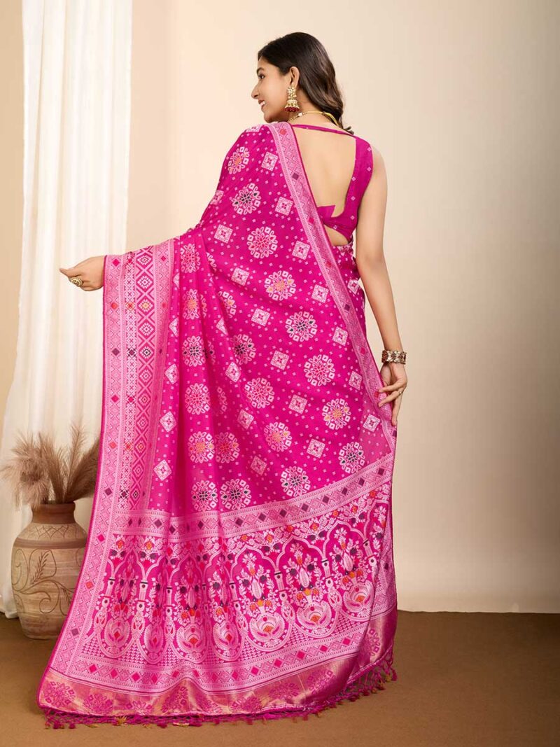 Pink Color Pink Saree - Image 2