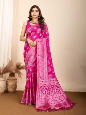 Pink Color Pink Saree