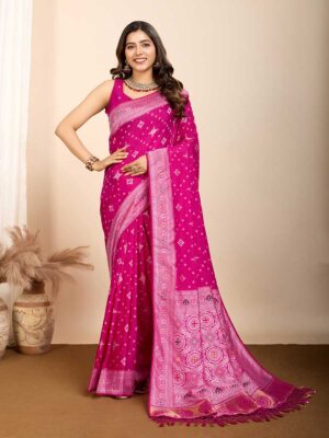 Pink Color Pink Saree