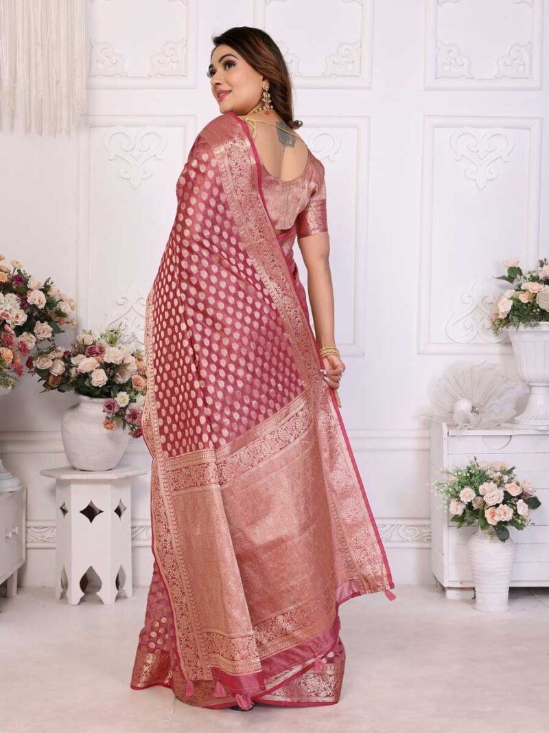 Pink Color Pink Saree - Image 2