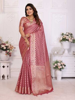 Pink Color Pink Saree