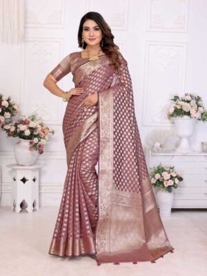 Purple Color Purple Saree