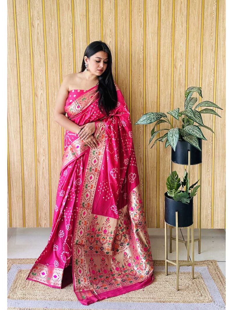 Pink Color Pink Saree