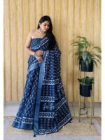 Blue Color Blue Saree