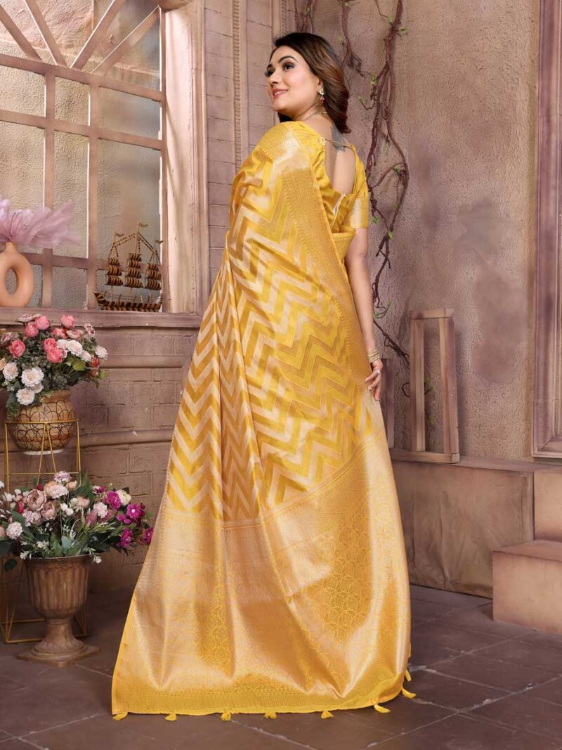 Yellow Color Yellow Saree - Image 2