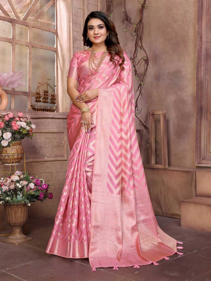 Pink Color Pink Saree