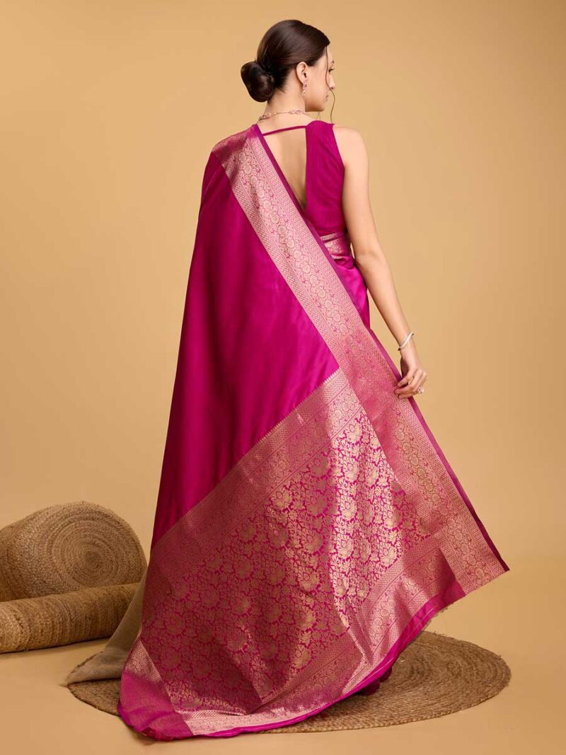 Pink Color Pink Saree - Image 2
