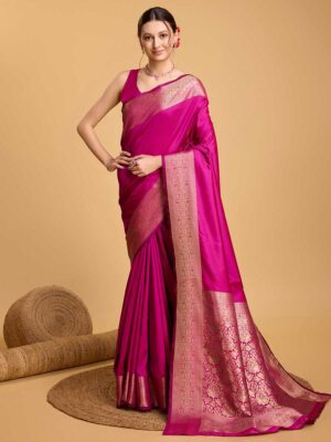 Pink Color Pink Saree
