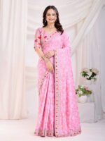 Pink Color Pink Saree
