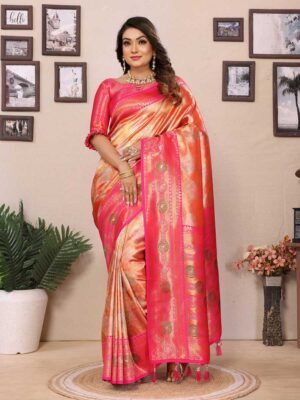 Orange Color Orange Saree