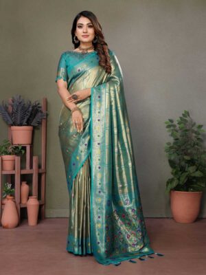 Grey Color Rama Saree