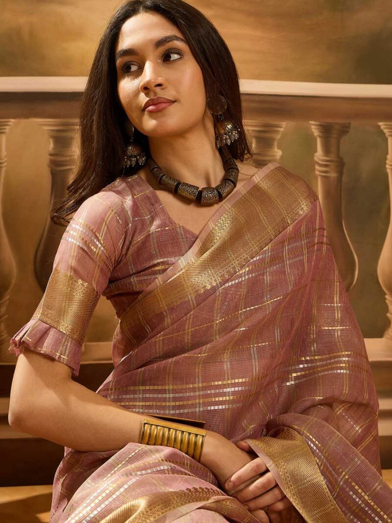Purple Color Purple Saree - Image 2