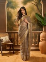 Brown Color Brown Saree